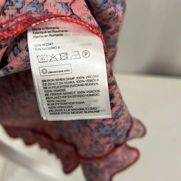 NWT‎ H & M Ruffled Dress Size 4 - Picture 12 of 13